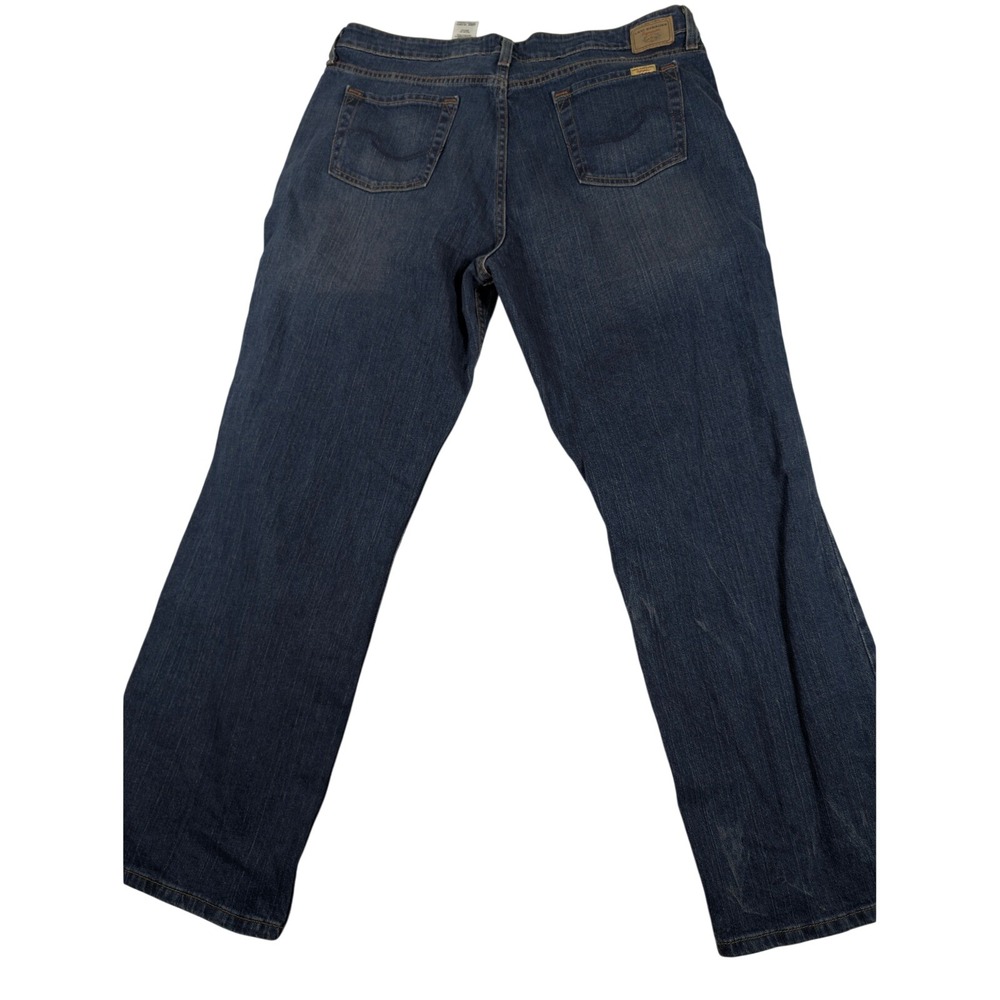 Levi Strauss Women's Signature Mid‑Rise Bootcut Jeans 37 Short Blue Stretch - Picture 2 of 11